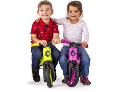Funny Wheels Odrážadlo Rider SuperSport 2 v 1 fialové