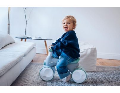 MoMi Tobis Odrážadlo s bublinami šedej