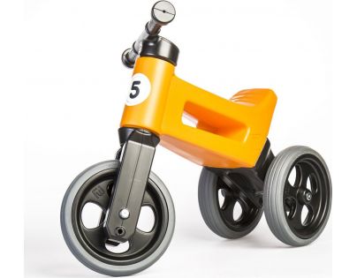 Funny Wheels Odrážadlo 2 v 1 oranžové