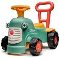 Odstrkovadlo traktor Maurice tmavo zelený s volantom - Poškodený obal