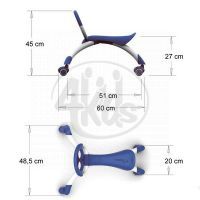 Odstrkovadlo Ybike PEWI - modré 3
