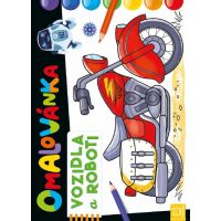 Omaľovánka - Vozidlá a roboti