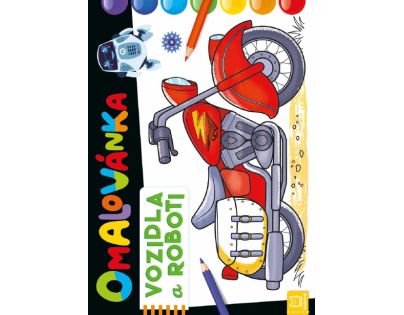 Omaľovánka - Vozidlá a roboti