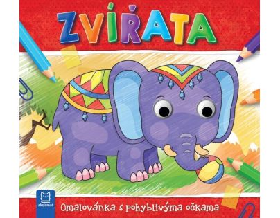 Omaľovánka s pohyblivými očkami – Zvieratá