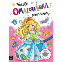 Omaľovánka Veselé princeznej