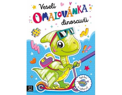 Omaľovánka Veselí dinosaury