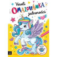 Omaľovánka Veselí jednorožci