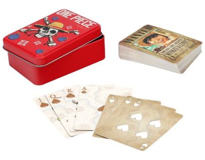 One Piece hracie karty (plechový box)