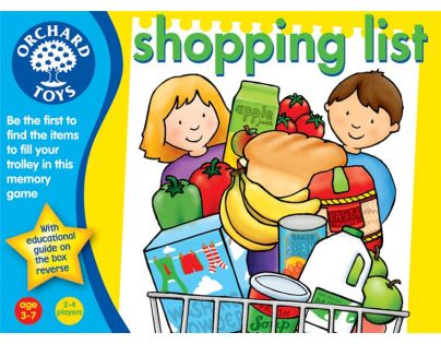 Orchard Toys Angličtina hrou Shopping list