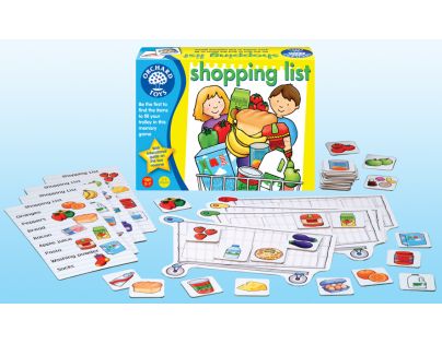 Orchard Toys Angličtina hrou Shopping list