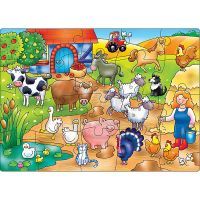 Orchard Toys Puzzle Kdo žije  na farmě? 20 dílků 2