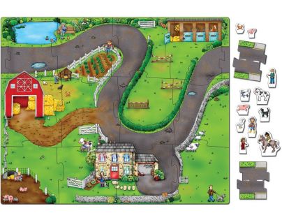 Orchard Toys Puzzle Na farmě 14 dílků