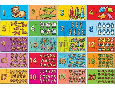 Orchard Toys Puzzle Počítej a přiřaď obrázek