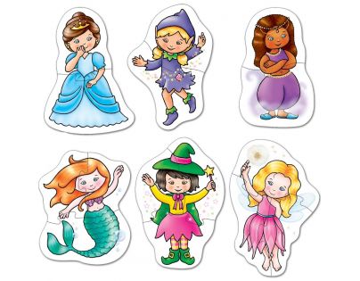 Orchard Toys Puzzle víly a princezny 6 obrázků