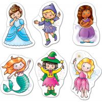 Orchard Toys Puzzle víly a princezny 6 obrázků 2