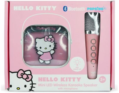 OTL Technologies Hello Kitty PopSing LED Karaoke Speaker with Mic