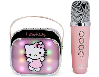 OTL Technologies Hello Kitty PopSing LED Karaoke Speaker with Mic