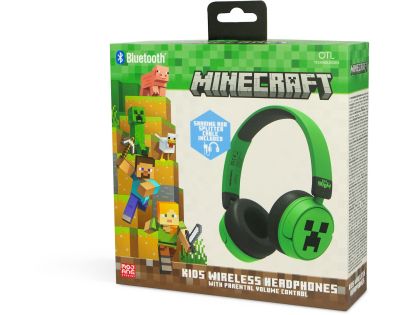 OTL Technologies Minecraft Creeper Kids Wireless Headphones