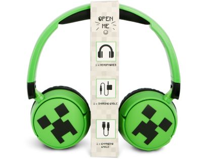 OTL Technologies Minecraft Creeper Kids Wireless Headphones
