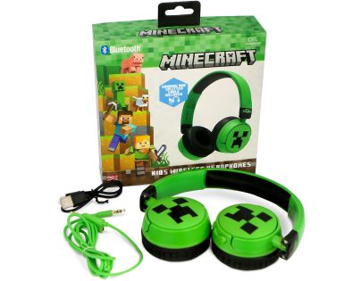OTL Technologies Minecraft Creeper Kids Wireless Headphones