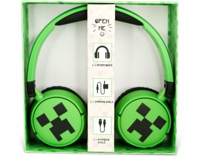OTL Technologies Minecraft Creeper Kids Wireless Headphones