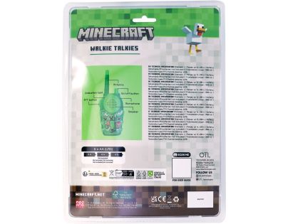 OTL Technologies Minecraft Walkie Talkie Set
