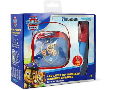 OTL Technologies PAW Patrol PopSing LED Karaoke Speaker with Mic