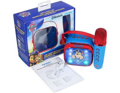 OTL Technologies PAW Patrol PopSing LED Karaoke Speaker with Mic
