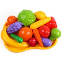 Ovocie a zelenina s podnosom plast v sieťke 16 ks