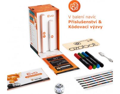 Ozobot EVO programovateľný robot - biely