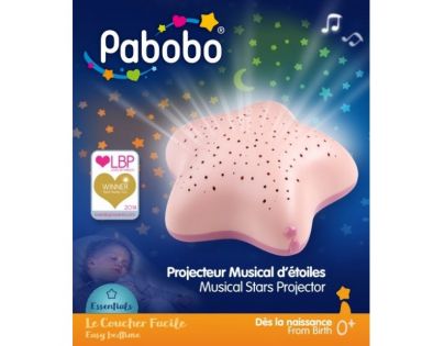Pabobo Musical Star projektor na batérie Lolabella