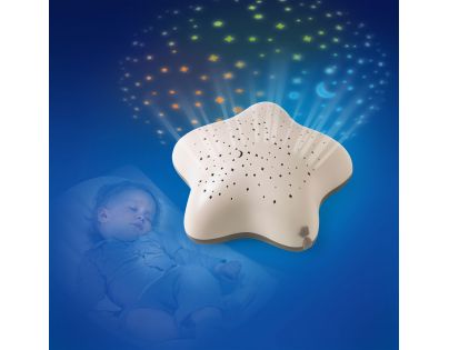 Pabobo Musical Star Projector micro USB Beige Hippo