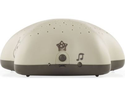 Pabobo Star Projector baterie Beige Hippo