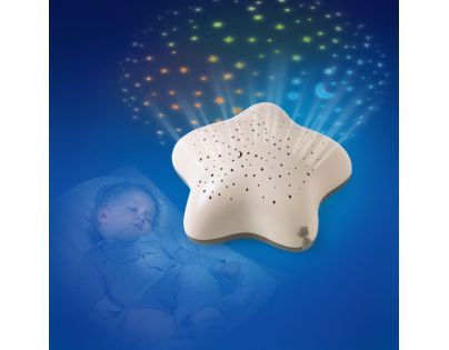 Pabobo Star Projector baterie Beige Hippo