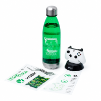 Paladone Darčekový set XBOX fľaša, samolepky a svetlo