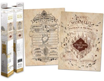 Paladone Harry Potter Set plagátov mini 2 ks