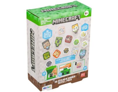 Paladone Minecraft 3D súprava na výrobu samolepiek - náhradný set