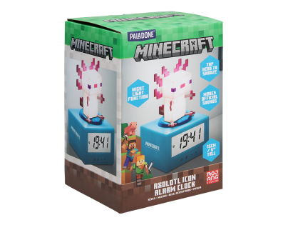 Paladone Minecraft Budík Axolotl