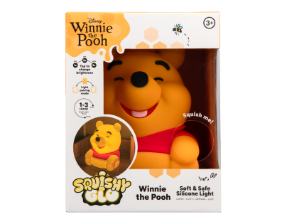 Paladone Pooh svetlo SquishyGlo silikónové