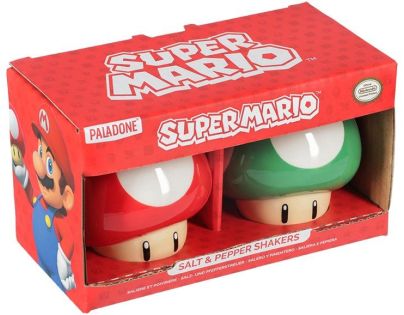 Paladone Super Mario Set soľnička, korenička