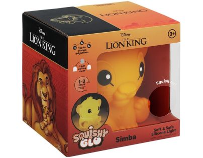 Paladone Simba svetlo SquishyGlo silikónové