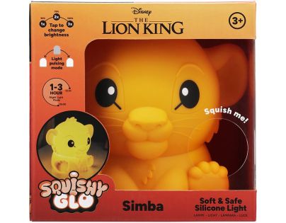 Paladone Simba svetlo SquishyGlo silikónové