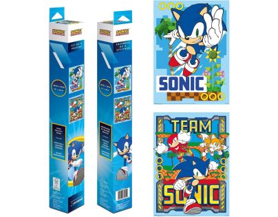 Paladone Sonic Set plagátov mini 2 ks