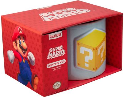 Paladone Super Mario Hrnček embosovaný