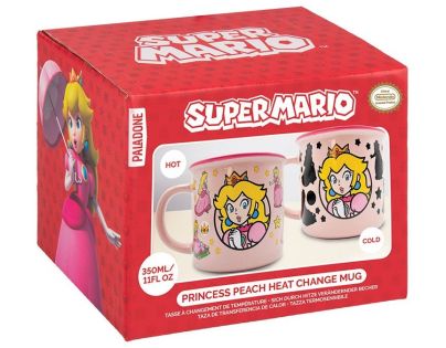 Paladone Super Mario Hrnček meniace Princezná Peach
