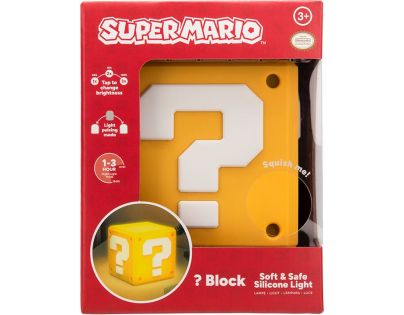 Paladone Super Mario Svetlo SquishyGlo Question blok