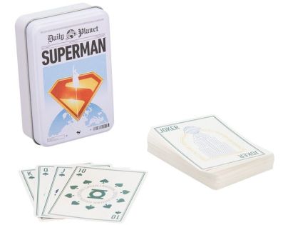 Paladone Superman Hracie karty (plechový box)