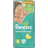 Pampers Active Baby 6 Extra Large 56ks 2