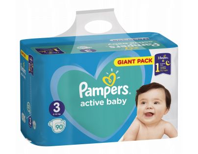 Pampers Active Baby Giant Pack S3 + 90ks