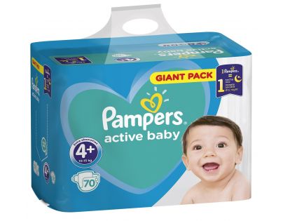 Pampers Active Baby Giant Pack S4 + 70ks